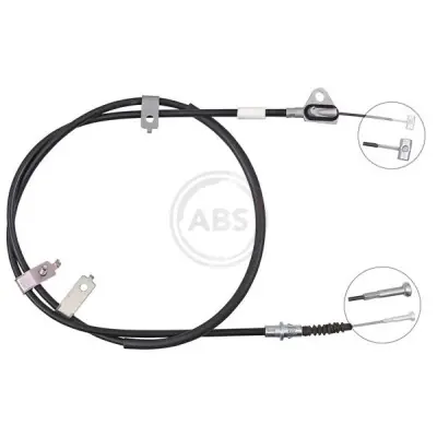 Cable de accionamiento, freno de estacionamiento A.B.S. K10049 Garantía Incluida